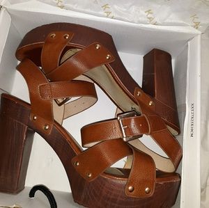 Platform wedge sandal